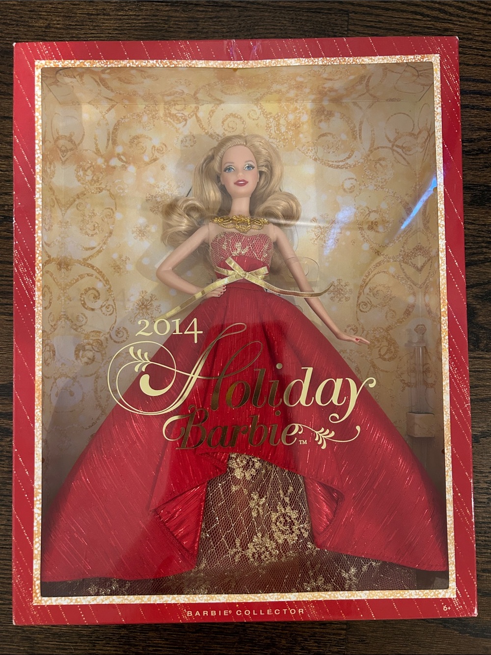 Barbie Red and Gold Holiday Collector Doll